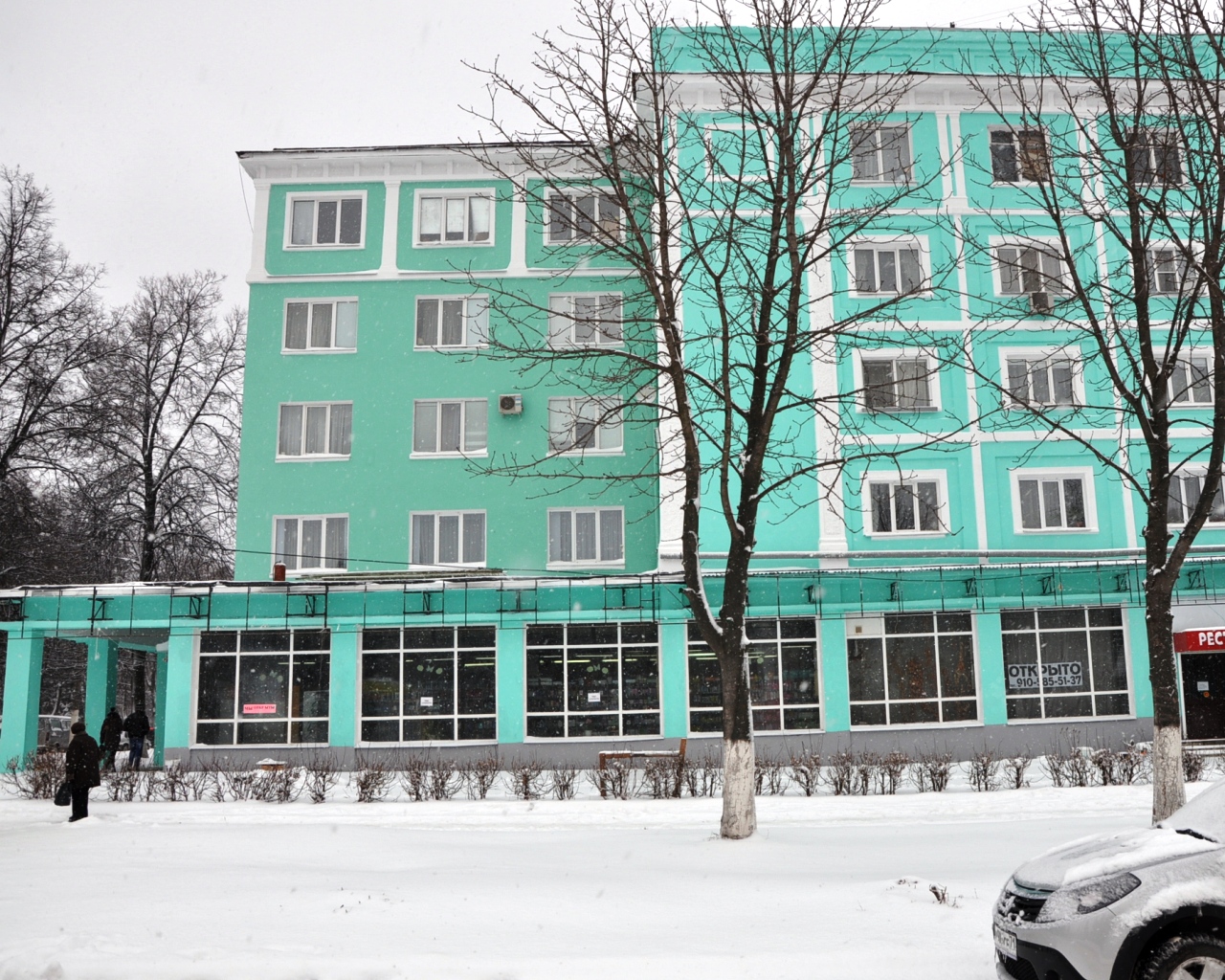 Ремонт фасада город Новомосковскулица Комсомольская дом 35-12.