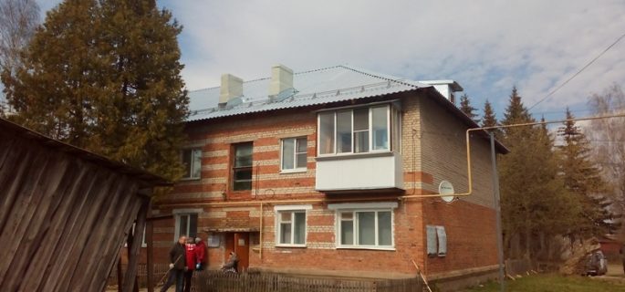 В Белеве жителям сделали капитальный ремонт кровли 